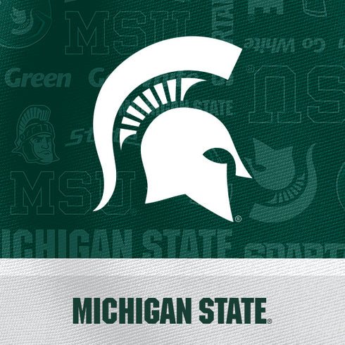 Michigan State University Jersey Split Google Pixel 7a Clear Case